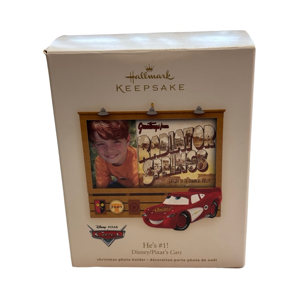 Hallmark Keepsake Disney Pixar‎ Cars Ornament He’s #1! Radiator Springs Frame